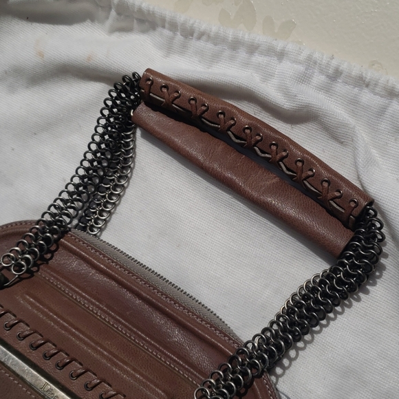 Christian Dior Brown Leather Jeanne Med Frame Bag - Picture 11 of 16